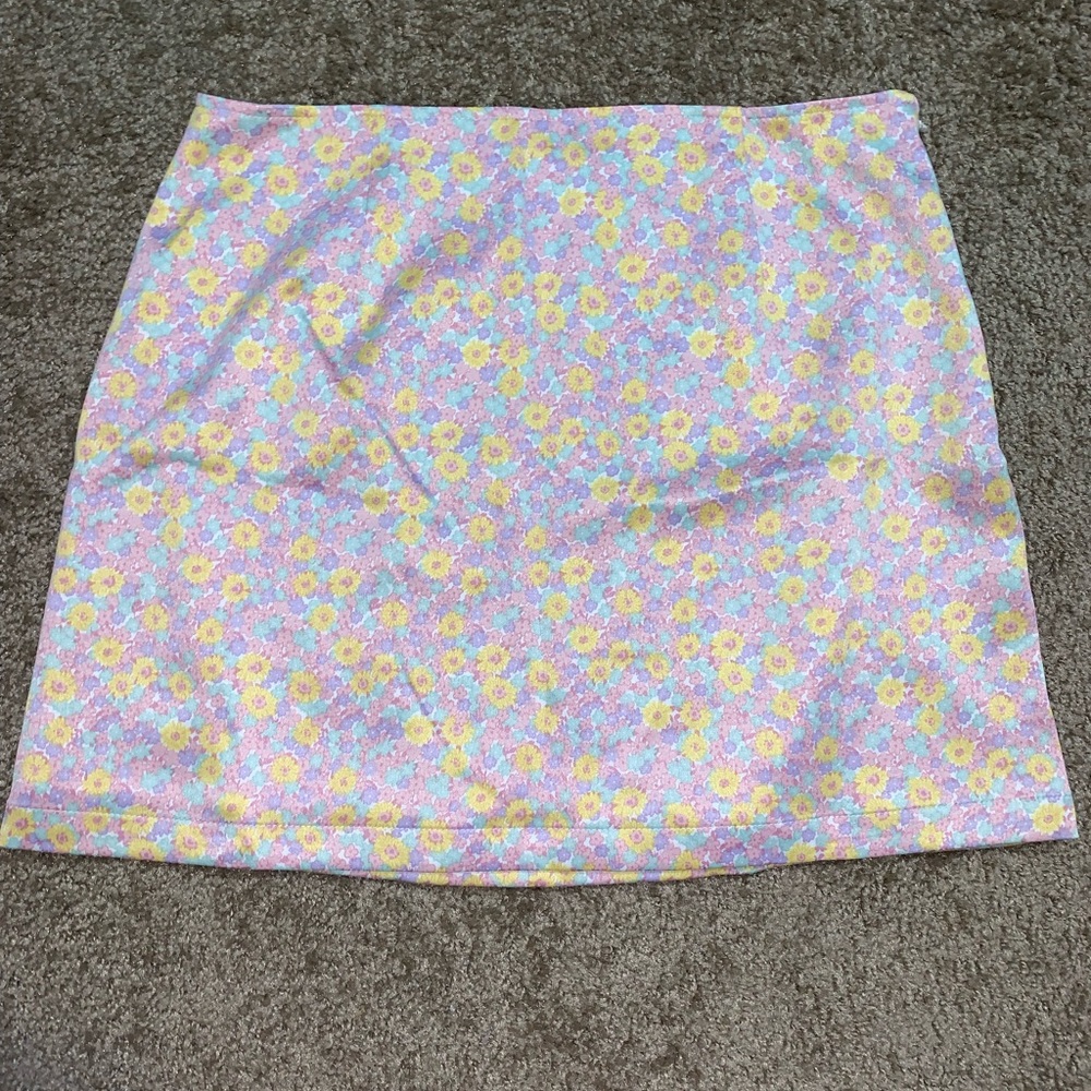 Flower Mini Skirt